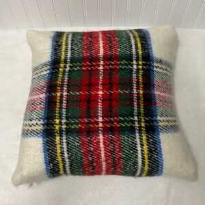 Pottery Barn Stewart Plaid 20” square pillow